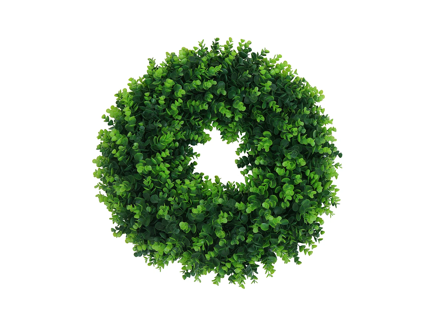 Ghirlanda artificiale MCW-O97, per porta, da tavolo, decorazione in bosso per interni/esterni Ø 52 cm