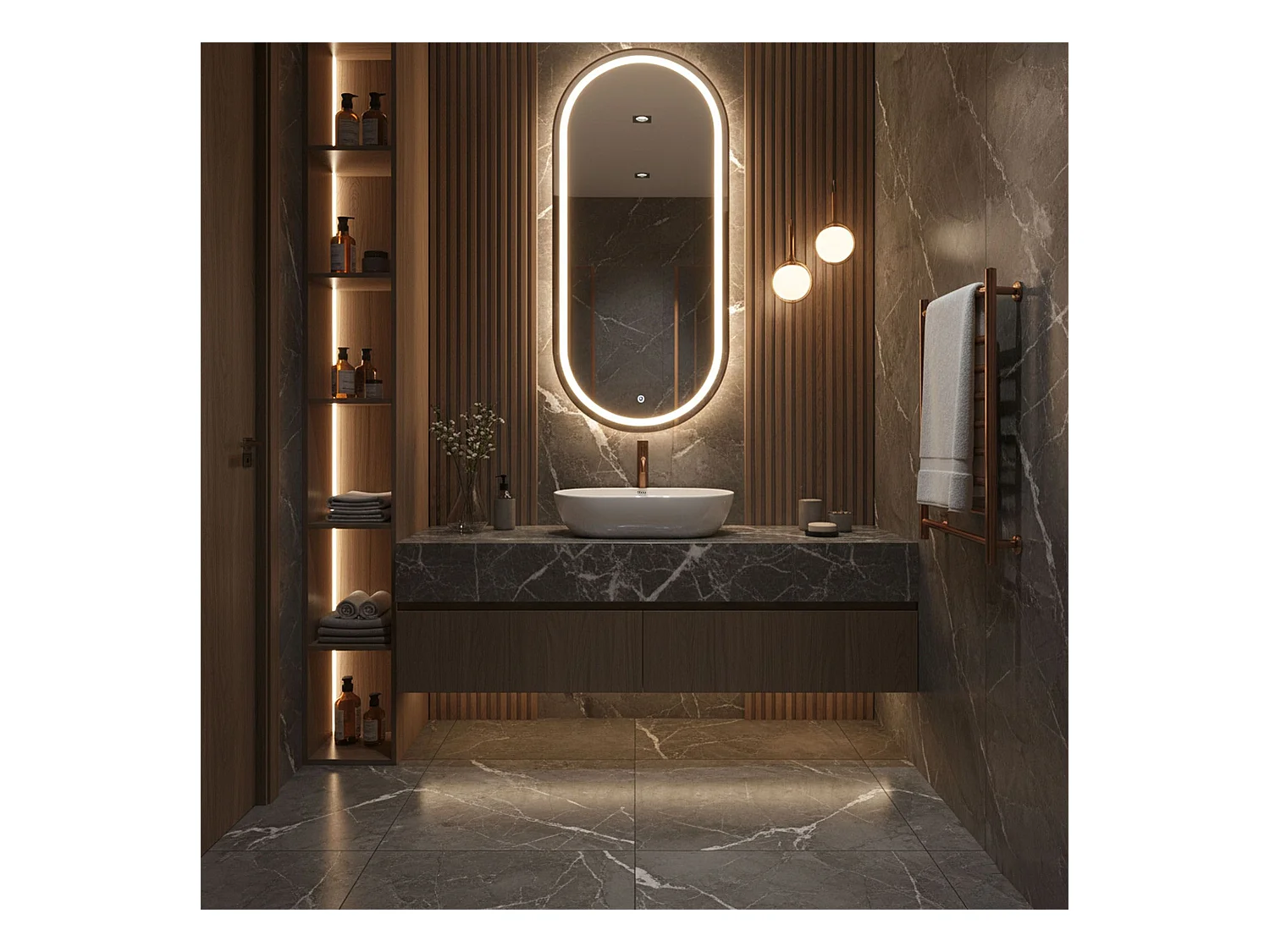 Lavabo Da Appoggio Rea Amelia 52 White