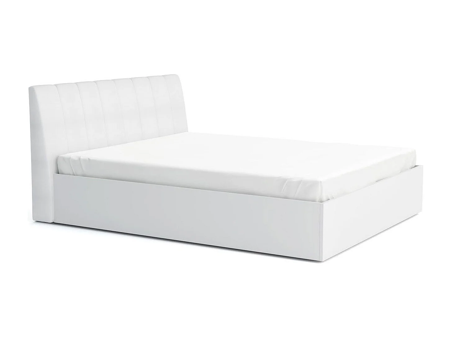 DOPPELBETT Italia weiß matt / weiß hochglanz 172 / 206,4 / 94cm