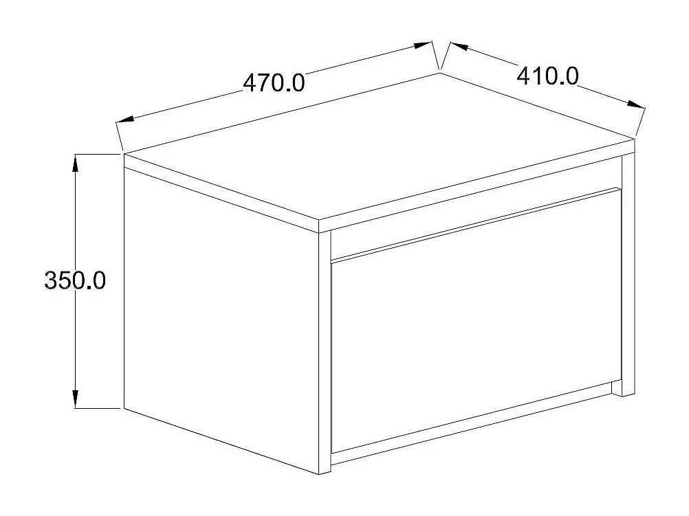 SCHLAFZIMMER-SET Italia weiß matt / weiß hochglanz 3-teilig
