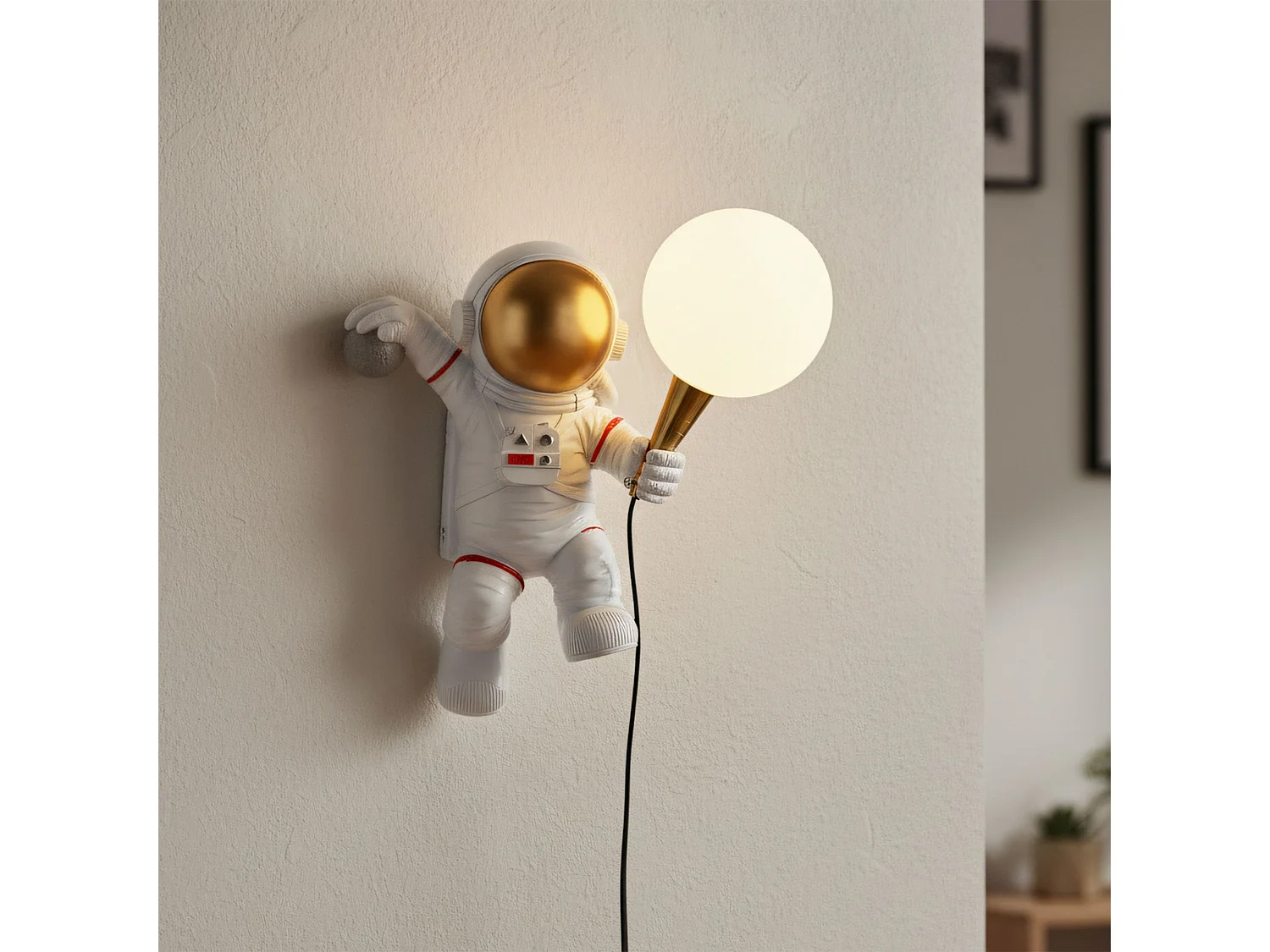 Lâmpada De Parede Toolight App1804-1W Cosmo White