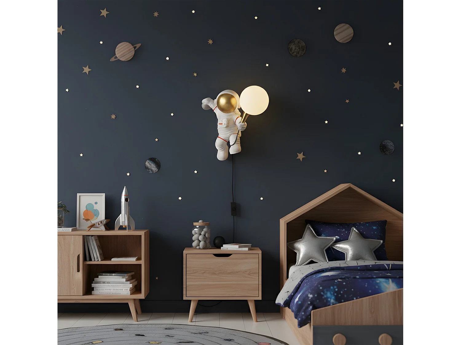 Applique Murale Toolight App1804-1W Cosmo White