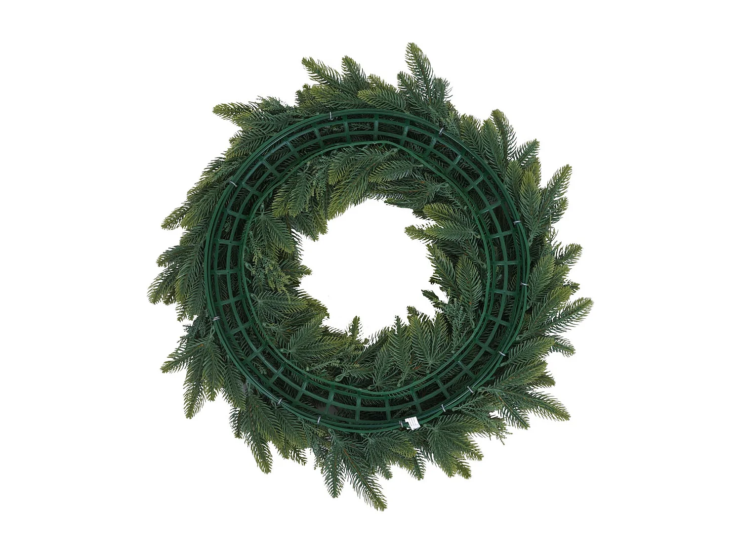 Couronne artificielle MCW-O98,  sapin vert