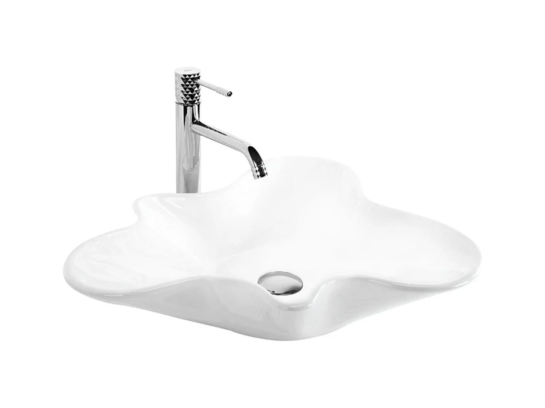 Aufsatzwaschbecken Rea Izolda Asymetric White