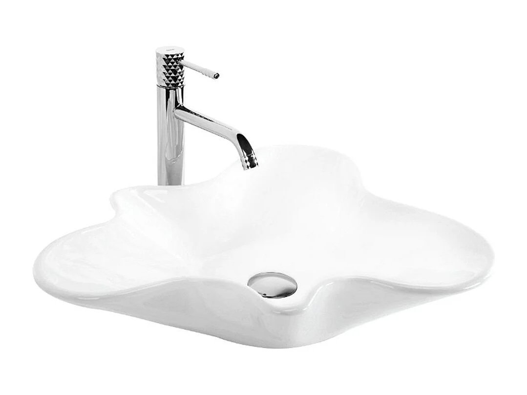 Vasque À Poser Rea Izolda Asymetric White