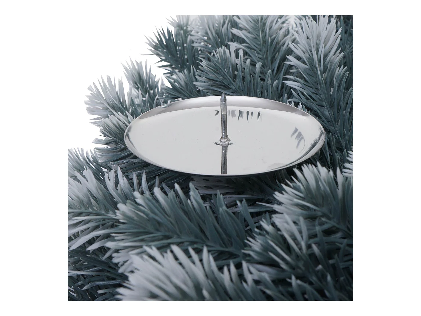 Künstlicher Kranz MCW-O98, Tanne mit Schnee