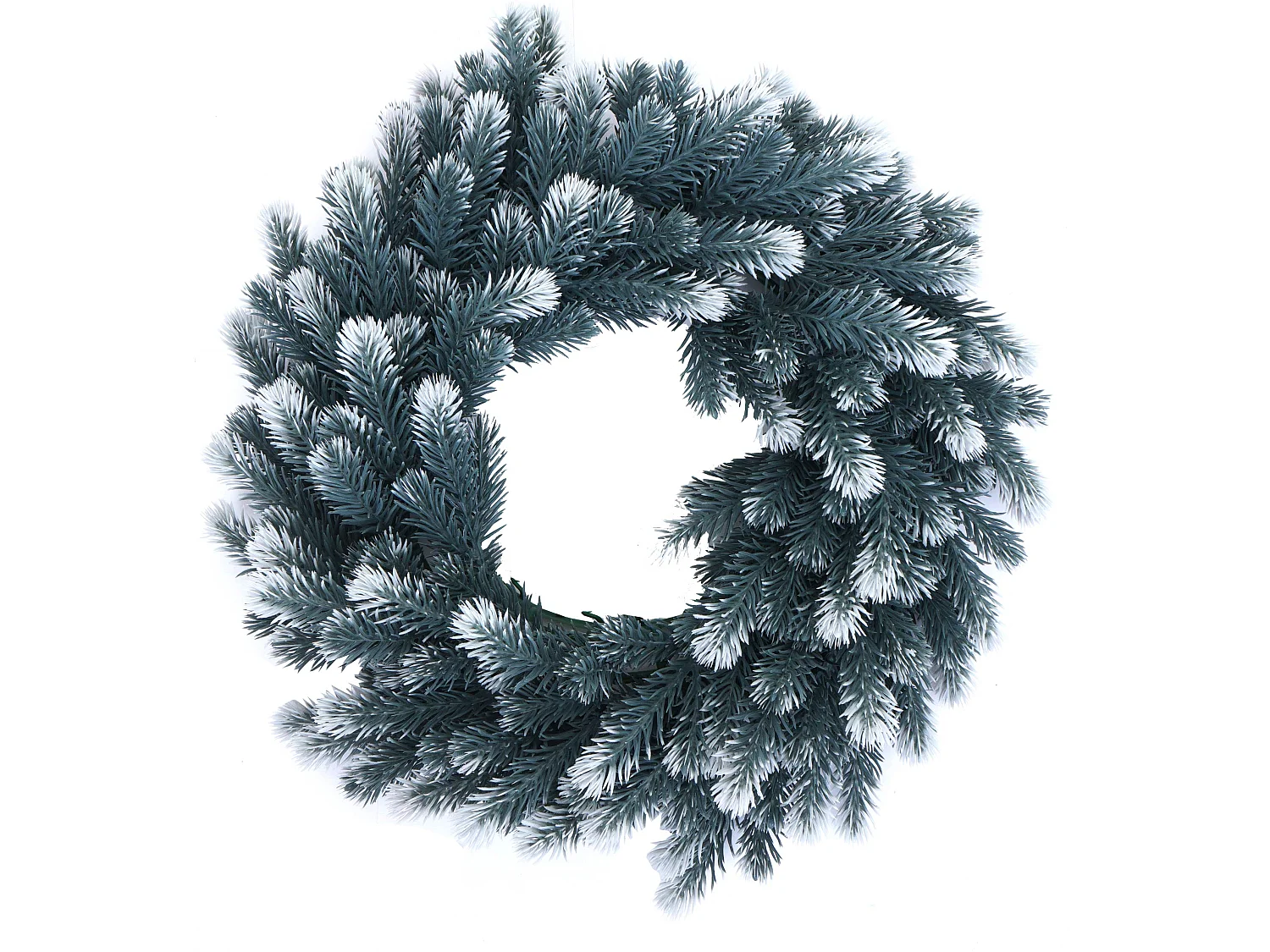 Sztuczna wieńce MCW-O98,  jodła ze śniegiem