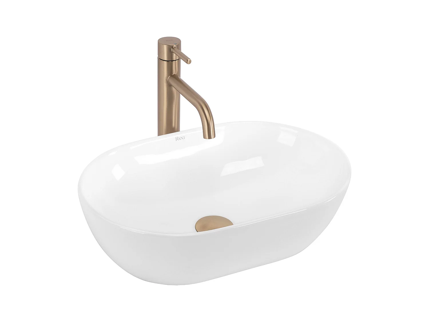 Aufsatzwaschbecken Rea Amelia 45 White