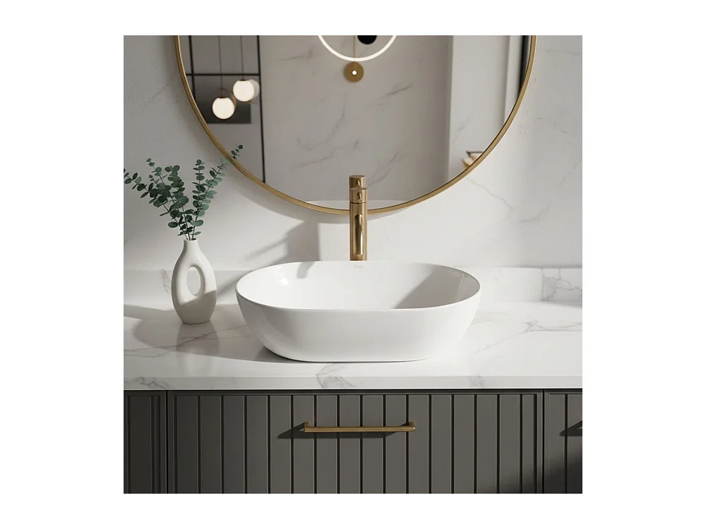 Aufsatzwaschbecken Rea Amelia 45 White