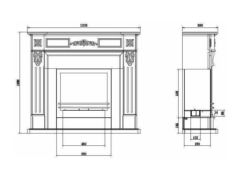 Cheminée à bioéthanol Arborio, capacité 1,8 L Made in Italy, 121x38x108h cm blanc