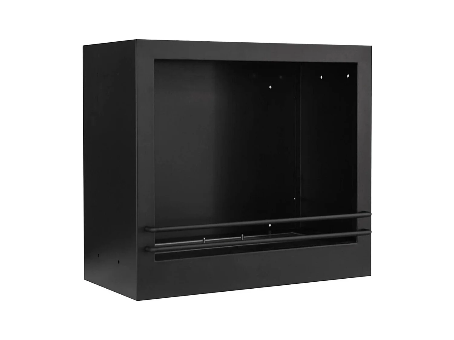 Bulusan bio-ethanolhaard, Ecologische haard, Rookloze haard, Ethanolverwarmer, Made in Italy, 58x28 h52 cm, Zwart