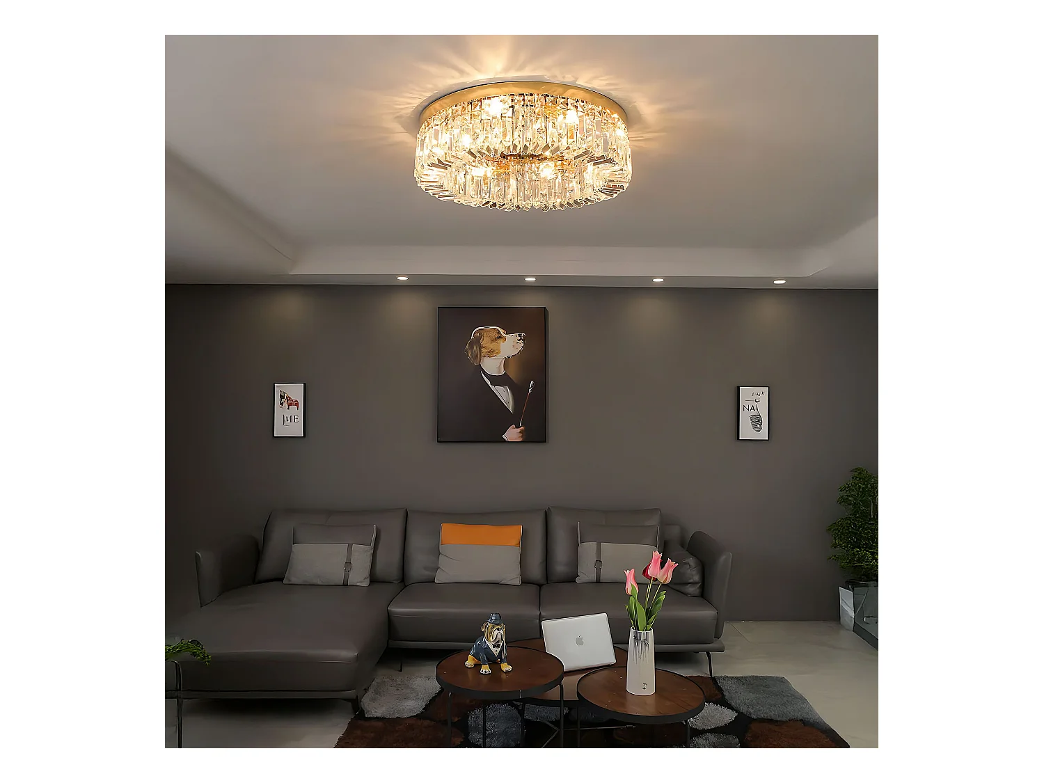 Lampe Toolight App1729-8C Gold