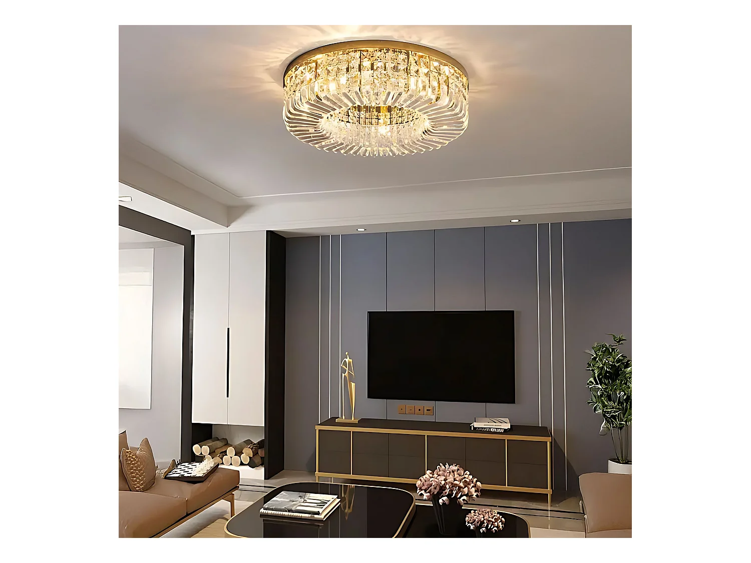 Lampe Toolight App1729-8C Gold