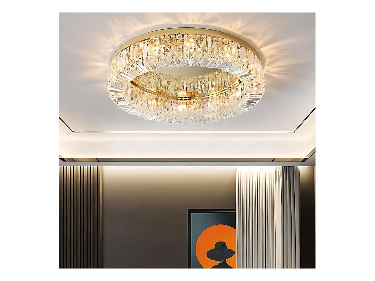 Lampe Toolight App1729-8C Gold