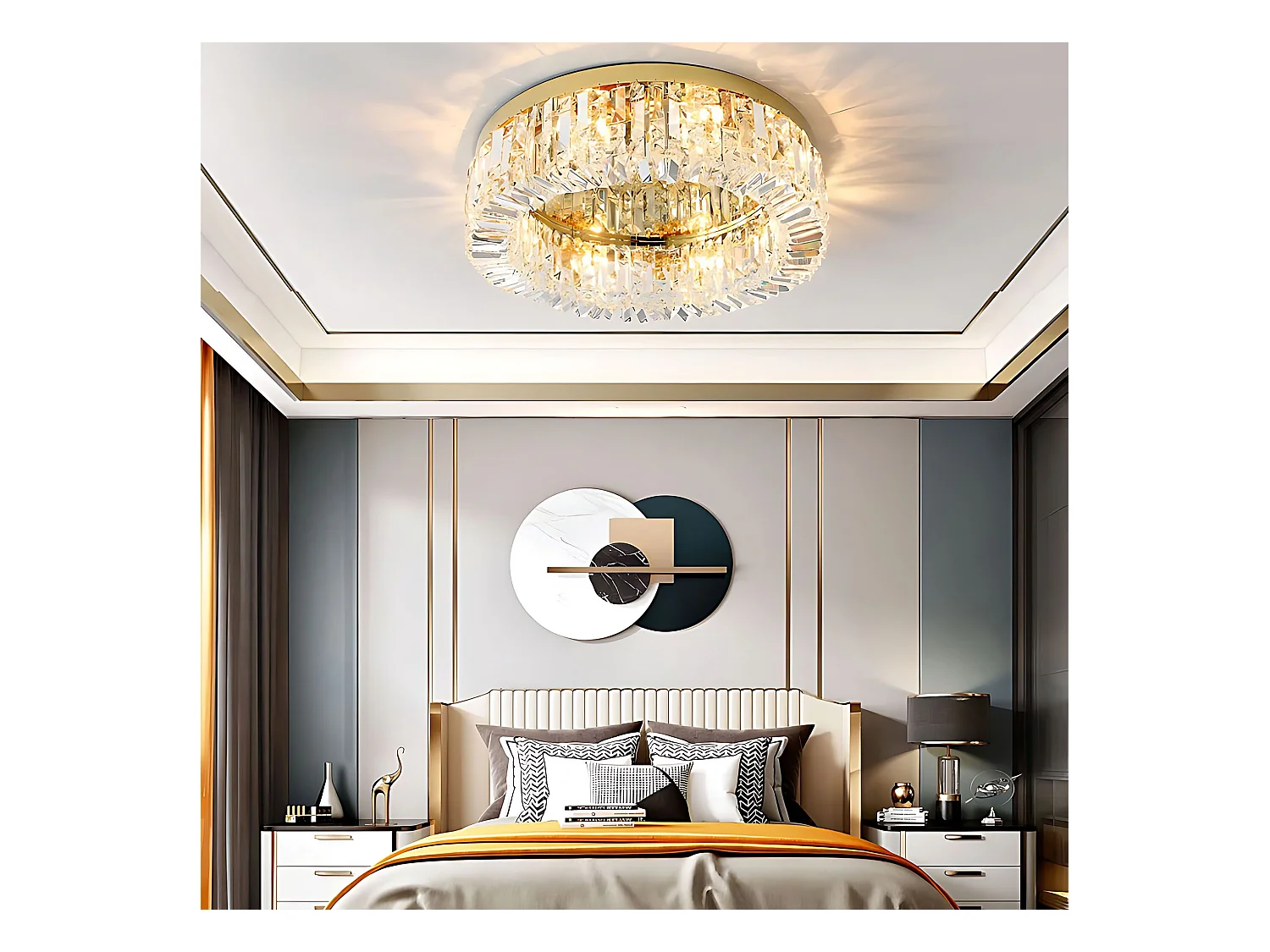 Lampe Toolight App1729-8C Gold