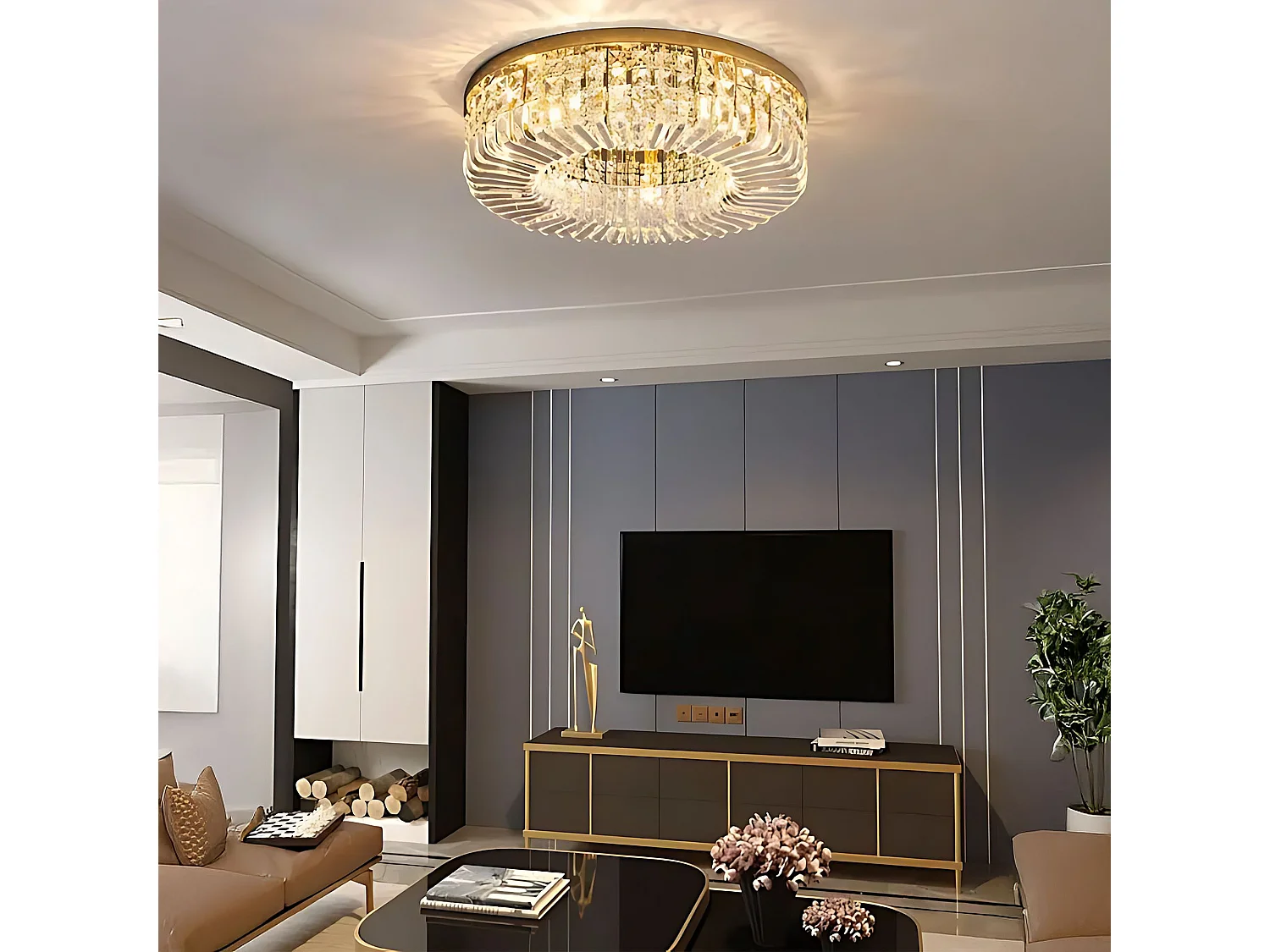 Lampe Toolight App1729-8C Gold