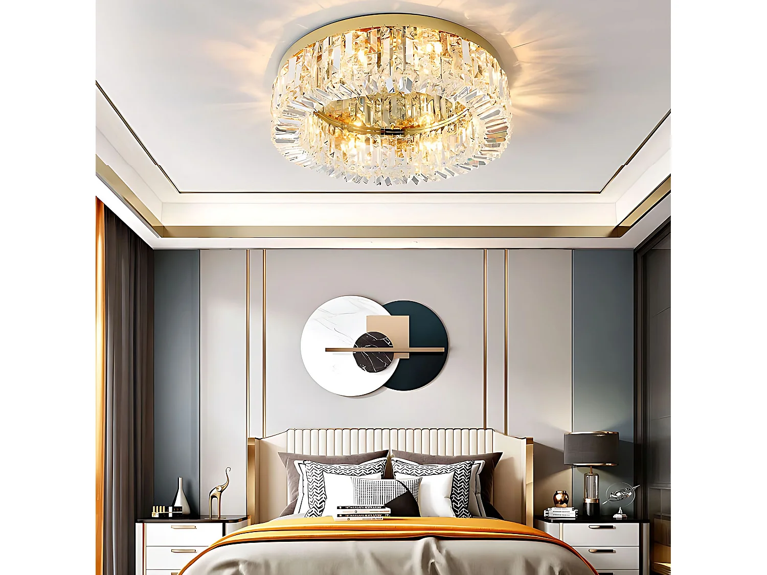 Lampe Toolight App1729-8C Gold