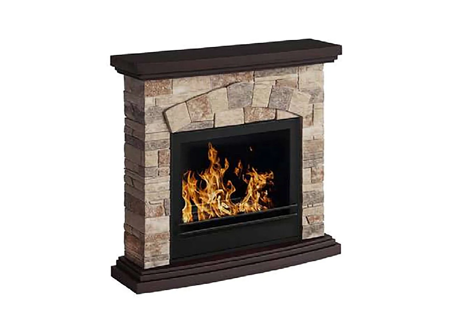 Geiser bio-ethanol haard, Ecologische haard, Rookloze haard, Ethanol kachel, Made in Italy, 93x28 h85 cm, Beige