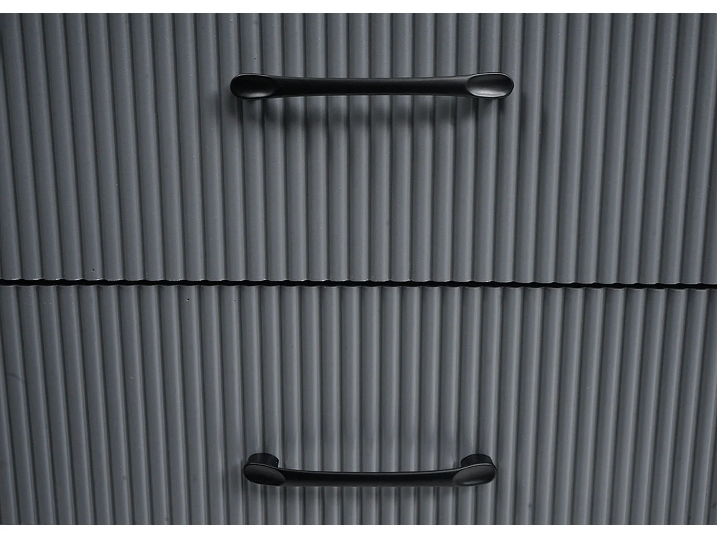 Nachttisch MCW-N89, Marmor-Optik grau