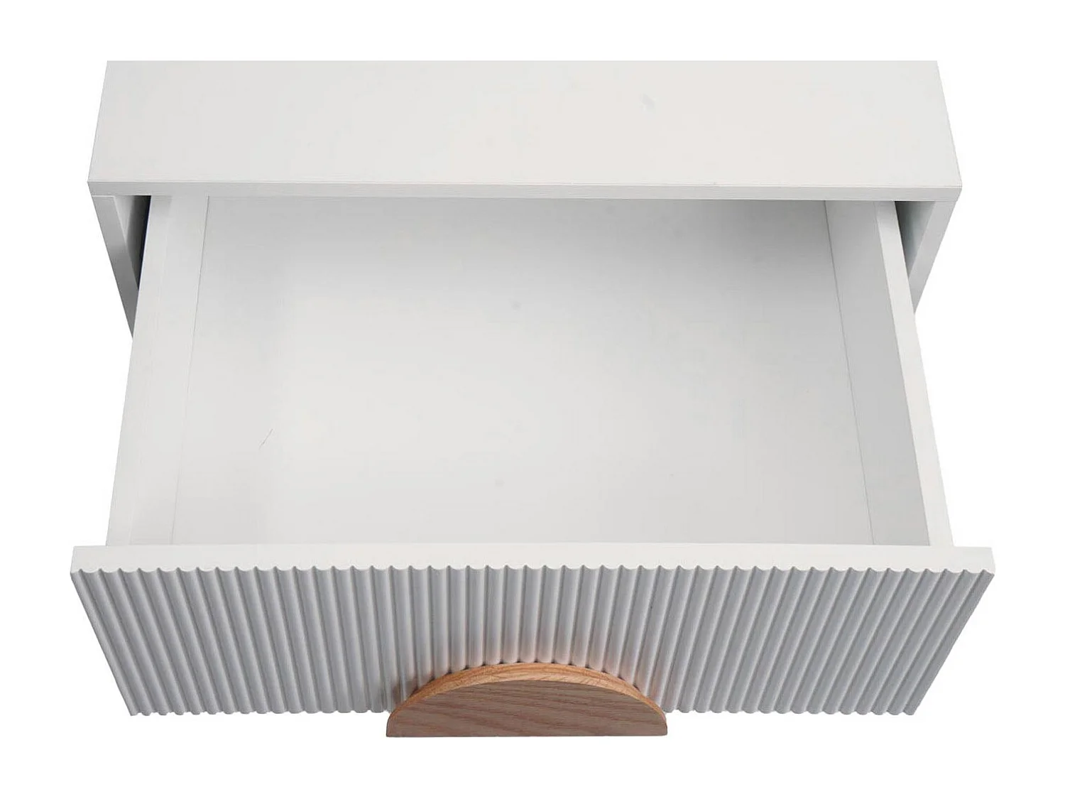 Table de chevet MCW-N89,  blanc