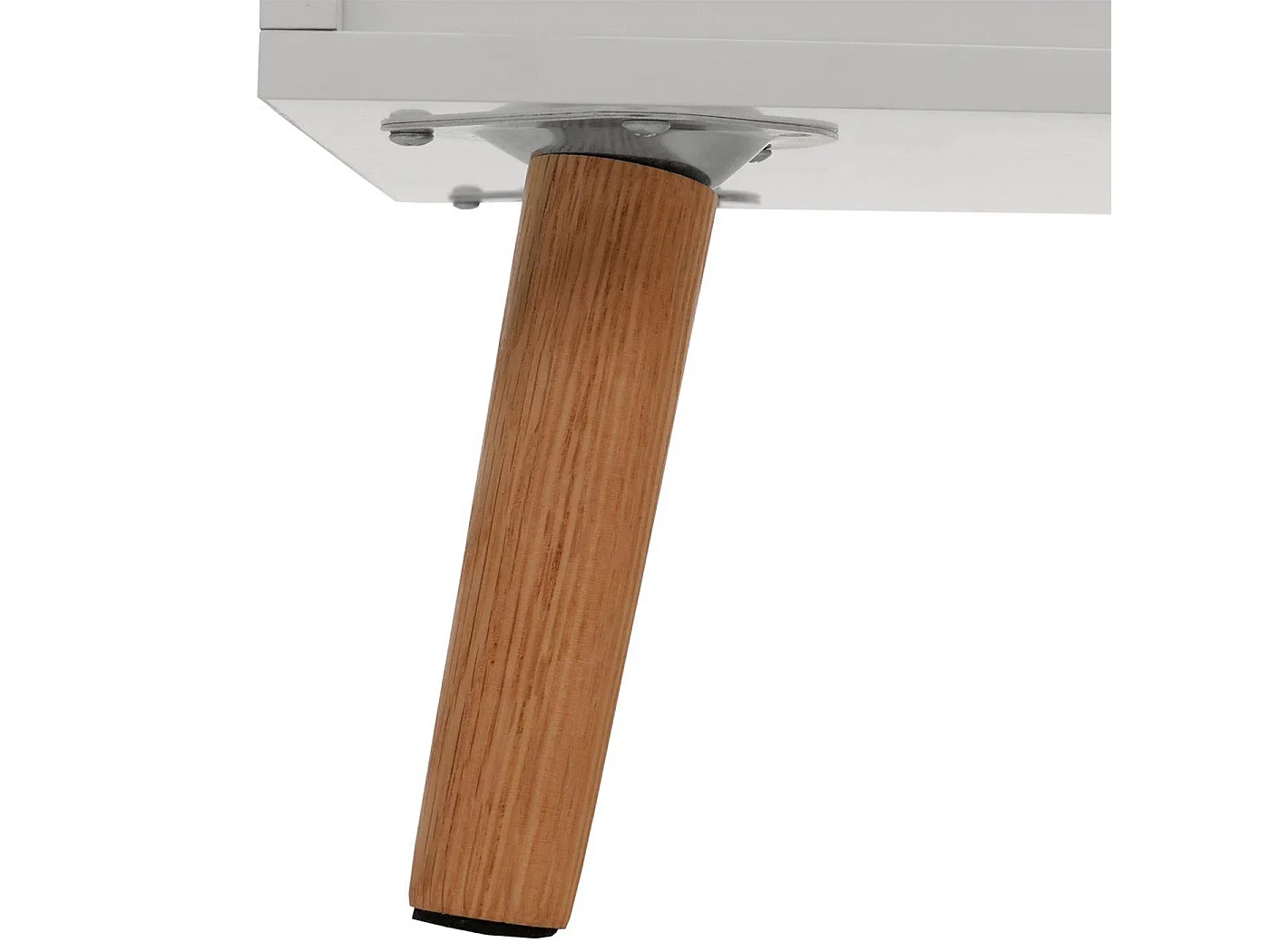 Table de chevet MCW-N89,  blanc