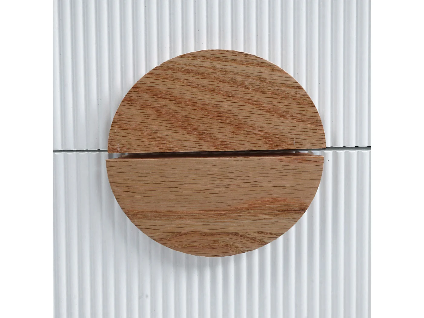 Table de chevet MCW-N89,  blanc