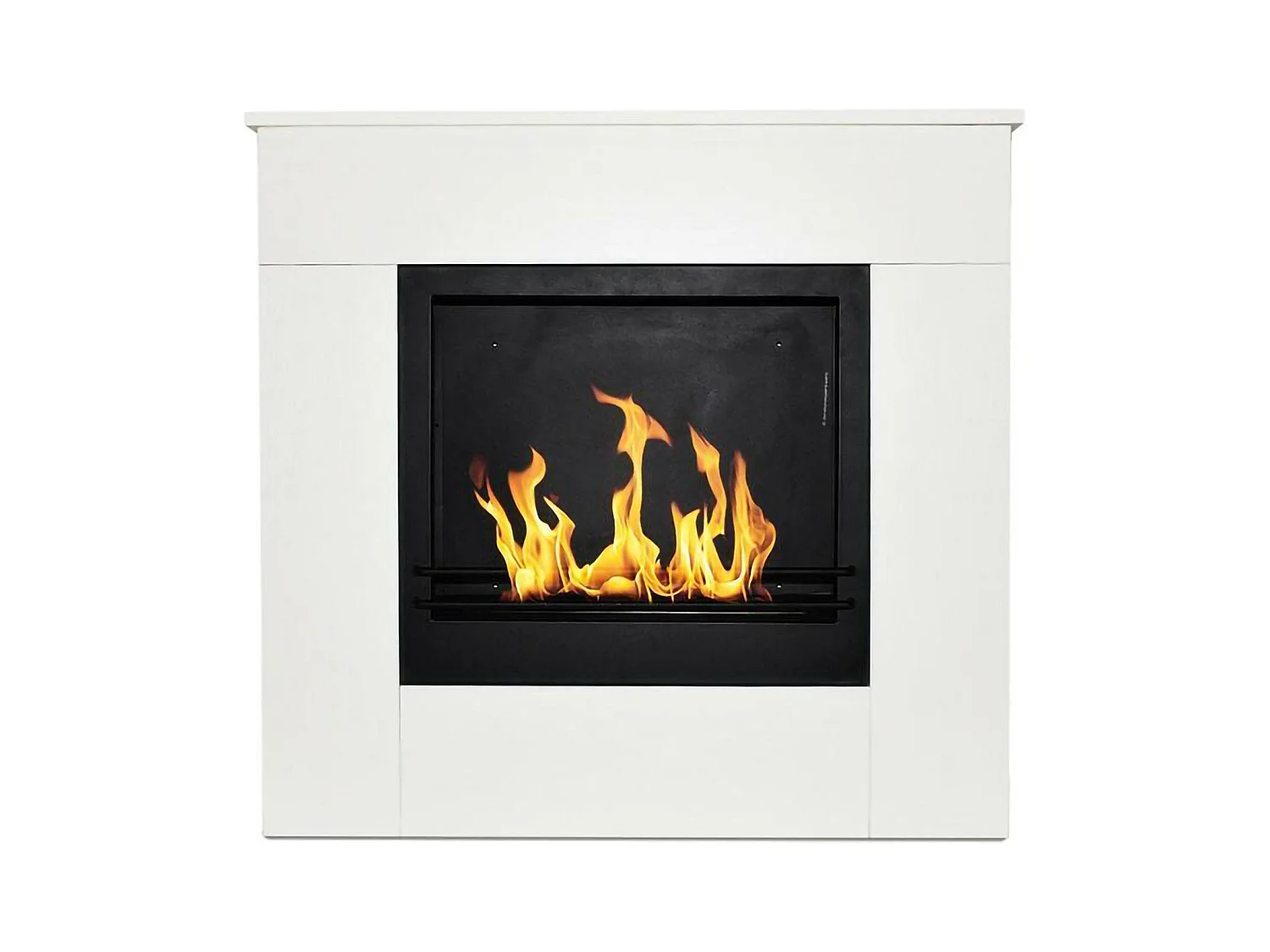 Camino a Bioetanolo Amaseno, Capacità 1,8 lt Made in Italy, 36x96x90h cm Bianco