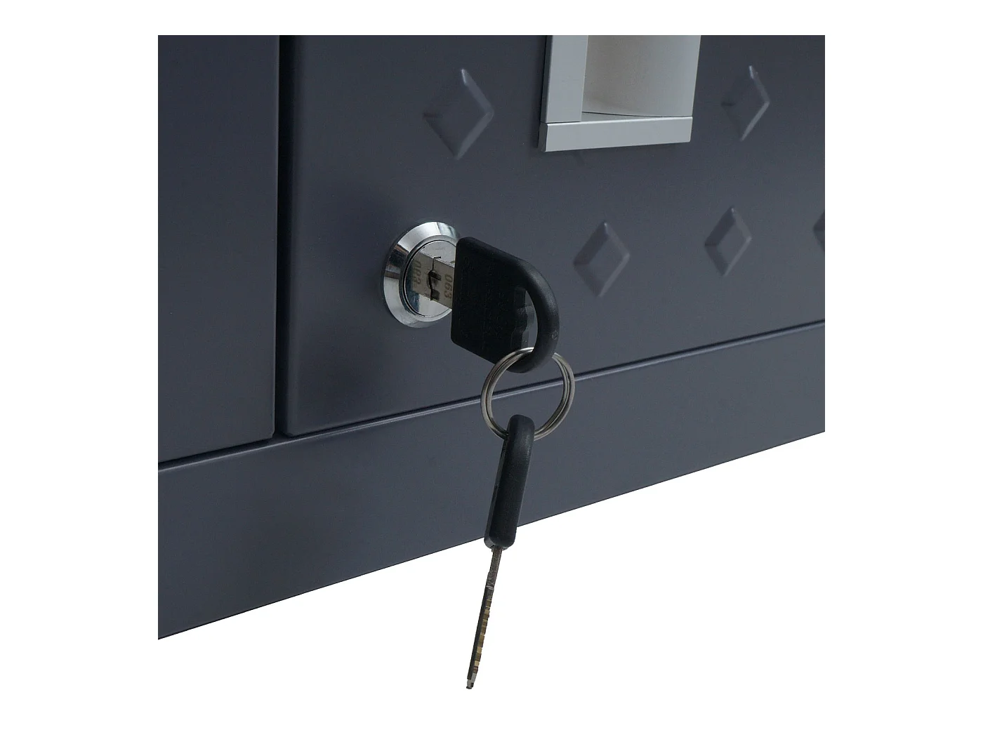 Szafka wisząca MCW-O52,  ciemnoszara