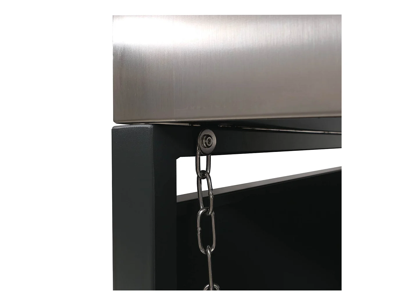 Osłona na pojemnik na śmieci 1 MCW-O67,  antracytowy, jasny wygląd drewna