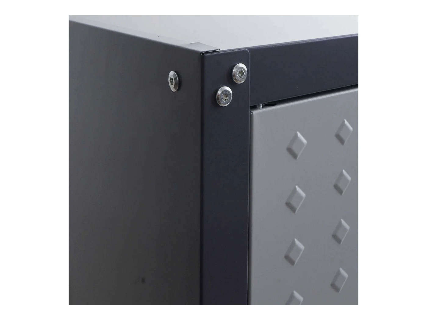 Szafka wisząca MCW-O52,  jasnoszara/ciemnoszara