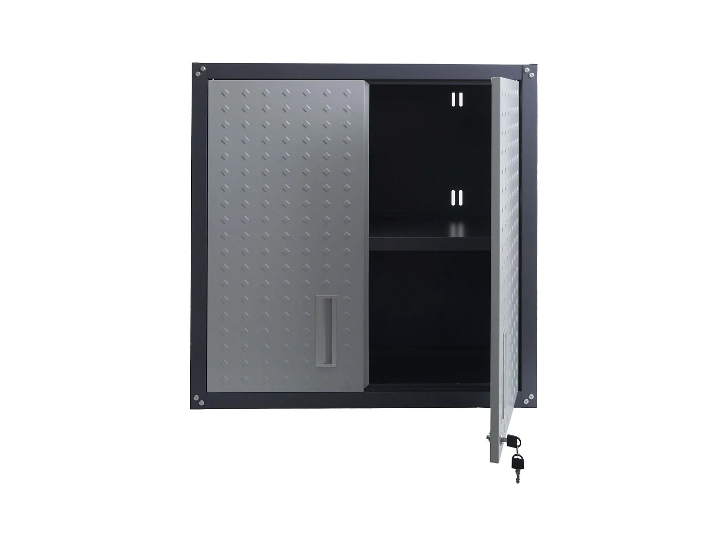 Szafka wisząca MCW-O52,  jasnoszara/ciemnoszara