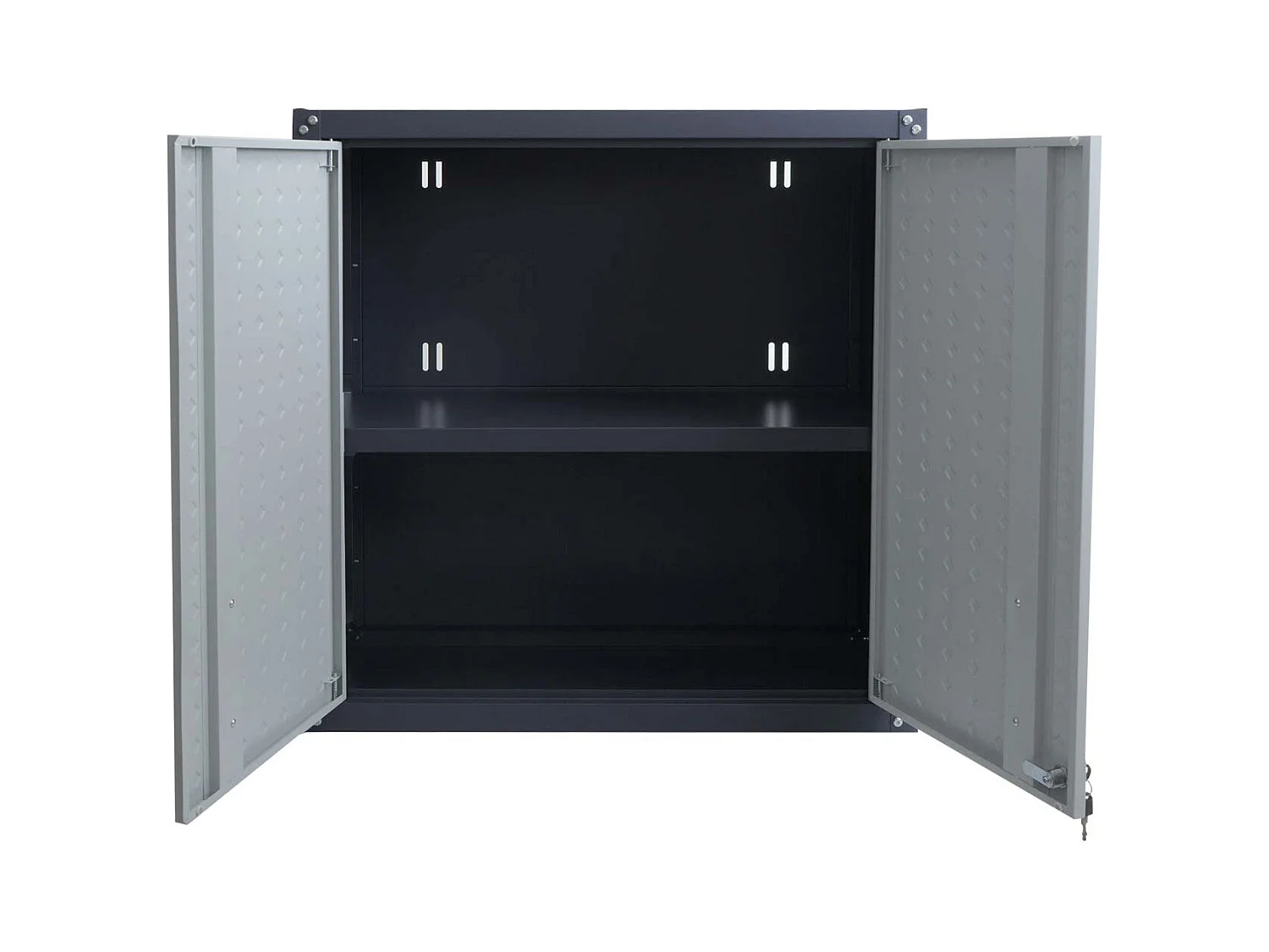 Szafka wisząca MCW-O52,  jasnoszara/ciemnoszara