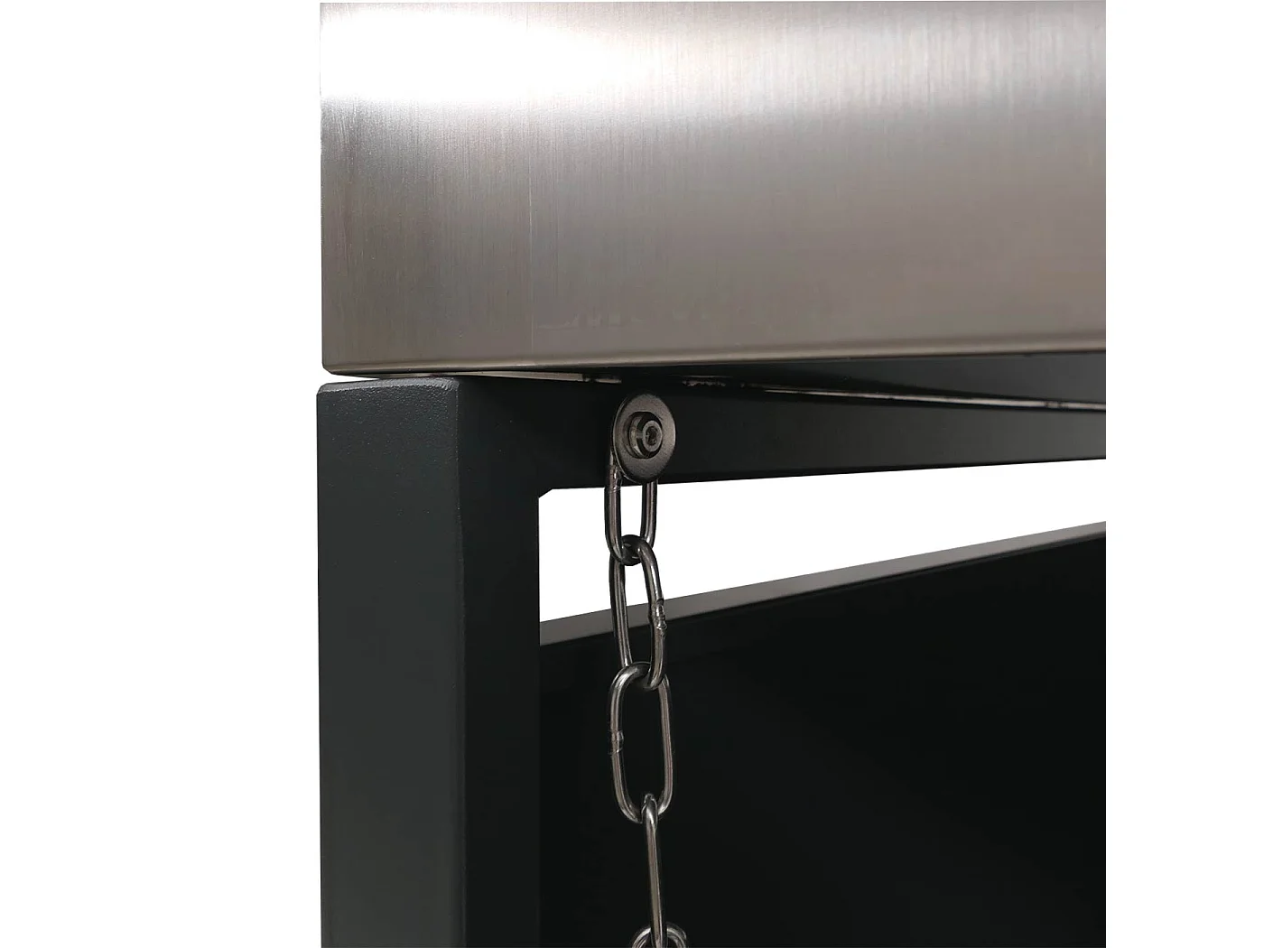 3-delige afvalbakbekleding MCW-O67,  antraciet houtlook licht