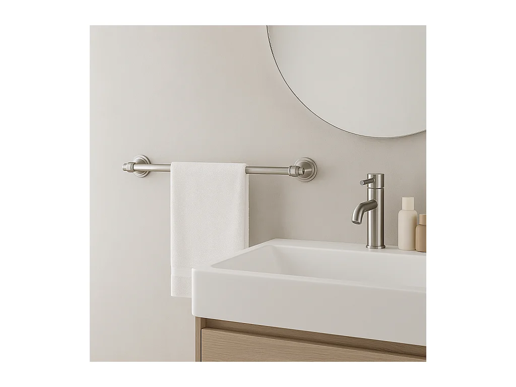 Badezimmeraufhänger Rea 16101 Aristo Brush Steel
