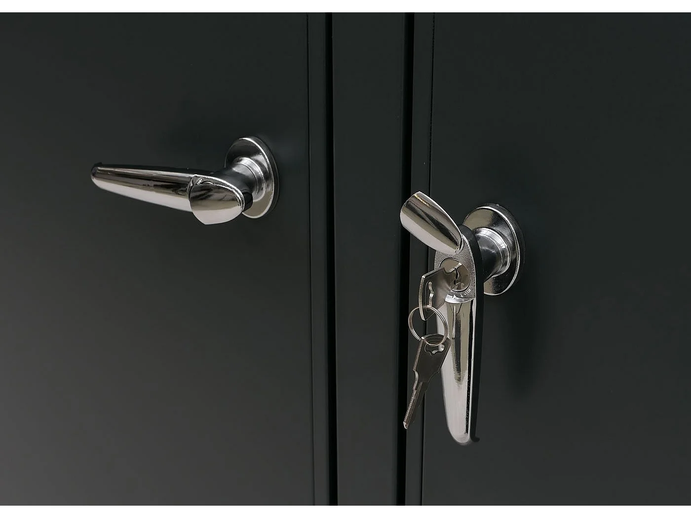 3-delige afvalbakbekleding MCW-O67,  antraciet houtlook licht