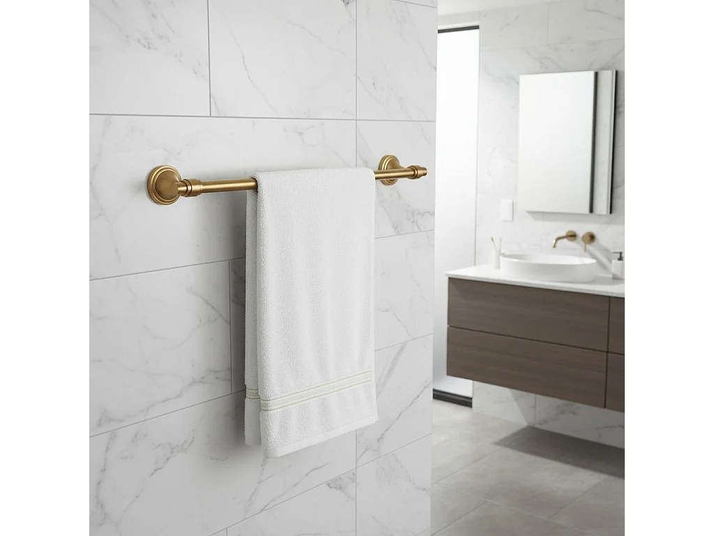 Badezimmeraufhänger Rea 16101 Aristo Brush Gold