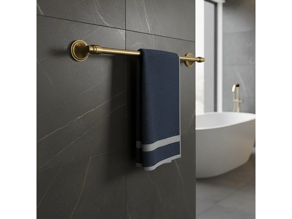 Badezimmeraufhänger Rea 16101 Aristo Brush Gold