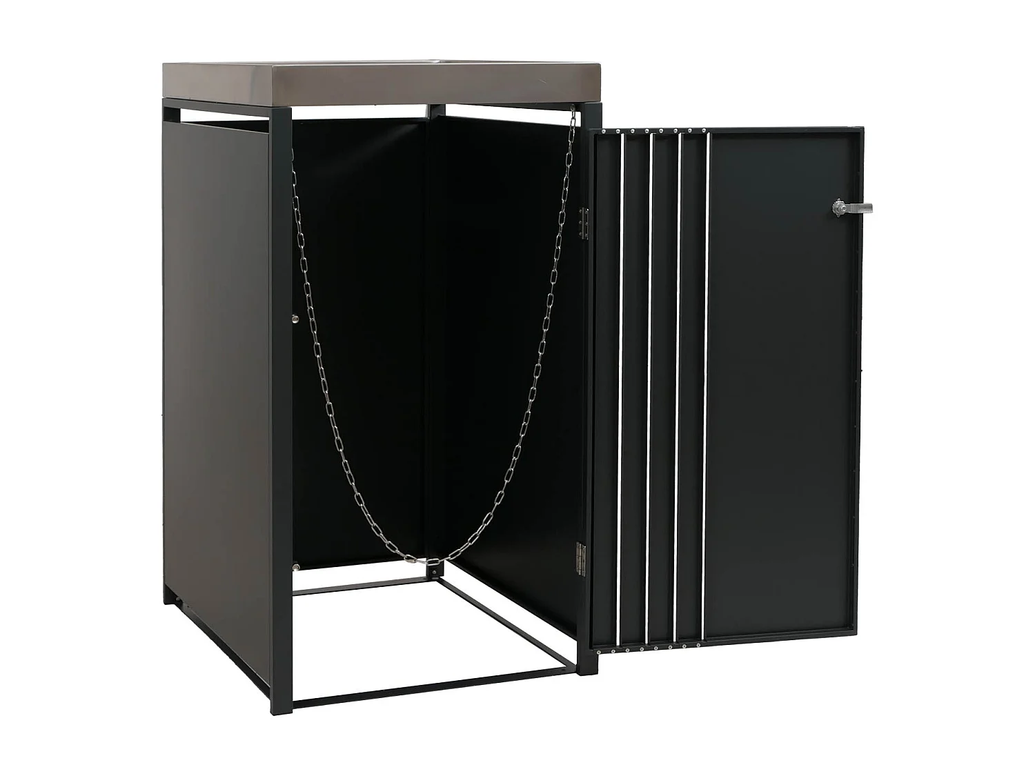 Osłona na pojemnik na śmieci 1 MCW-O67,  antracyt