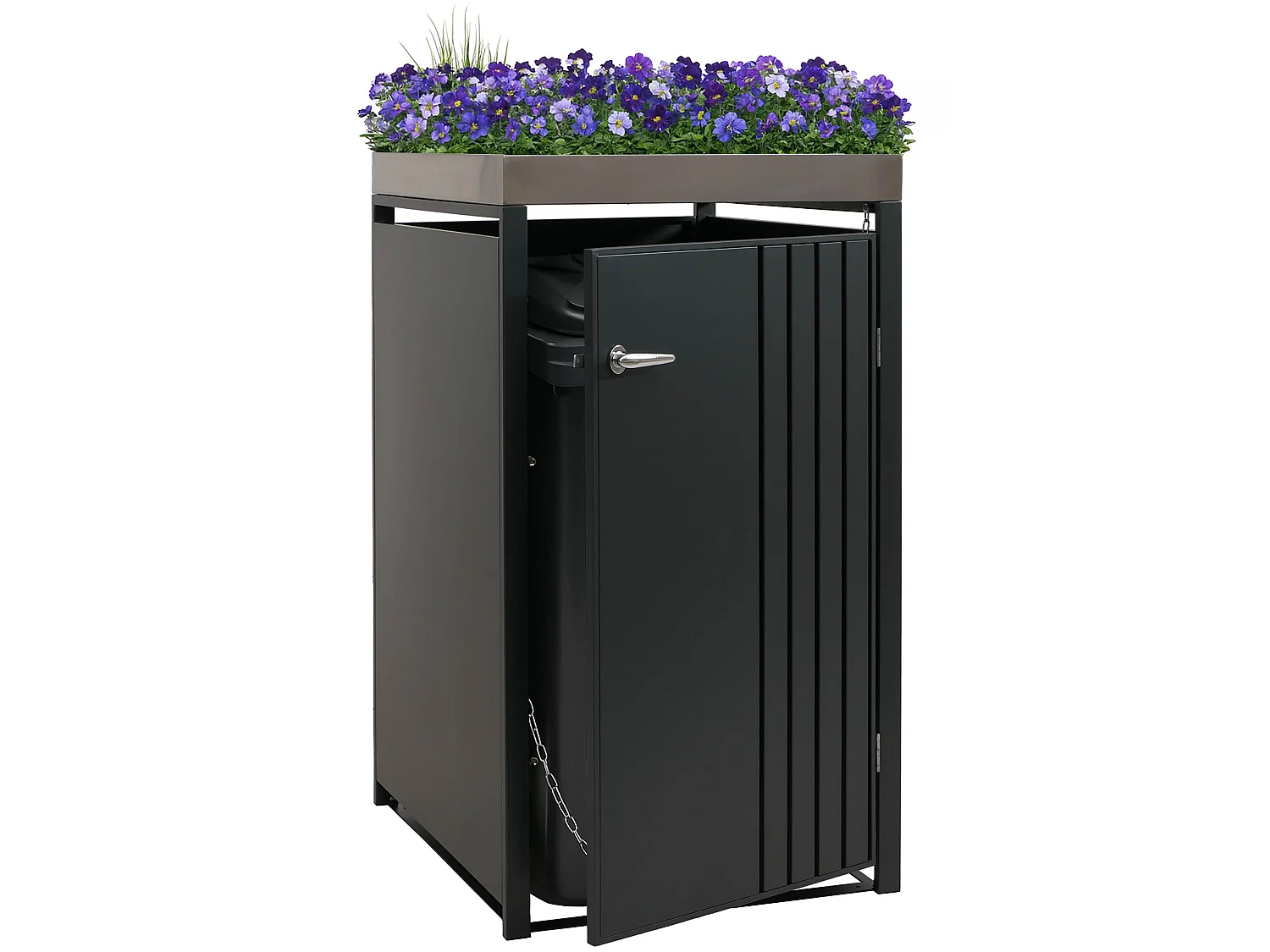 Osłona na pojemnik na śmieci 1 MCW-O67,  antracyt