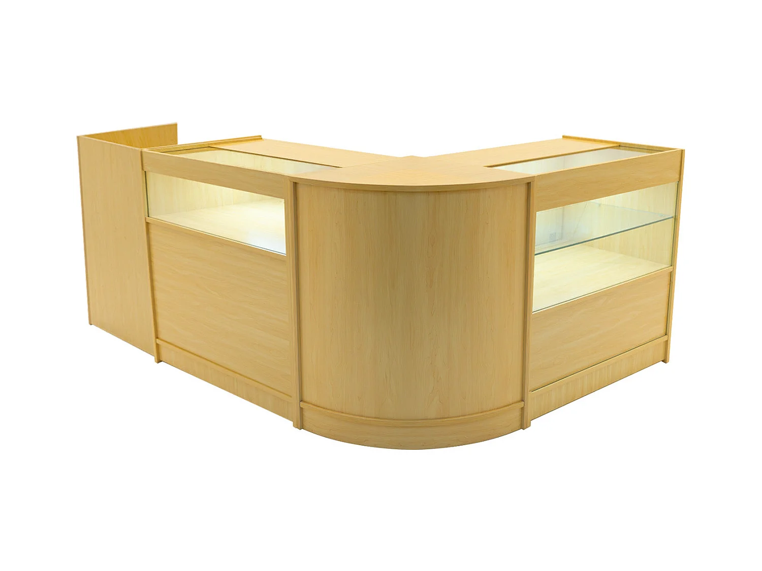 Gravity LED Winkel Toonbank Set B900, C900, TB60 & CM60 - Esdoorn