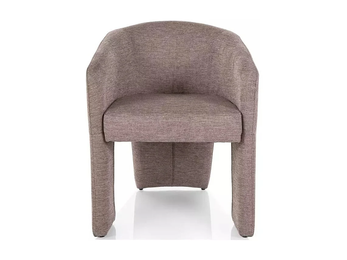 Poltrona Nelly/rivestimento in tessuto/Beige