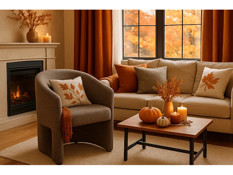 Poltrona Nelly/rivestimento in tessuto/Beige