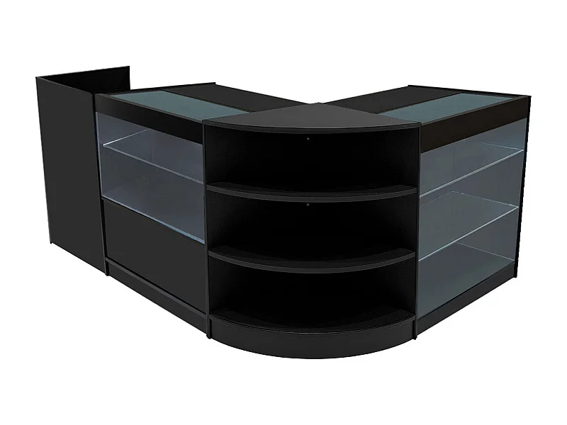 Theia LED Winkel Toonbank Set K900, C900, TB60 & LM60 - Zwart