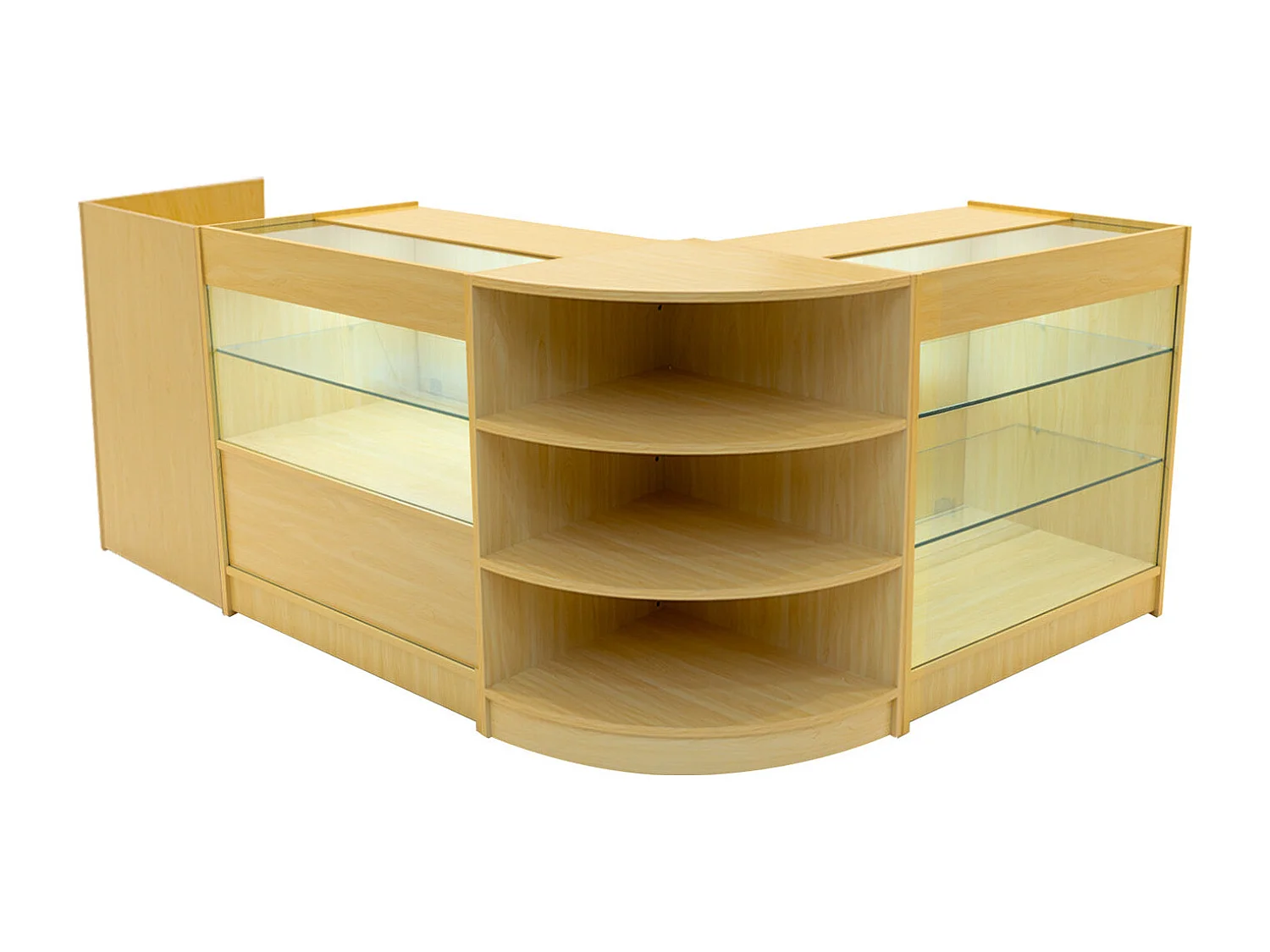 Theia LED Winkel Toonbank Set K900, C900, TB60 & LM60 - Esdoorn