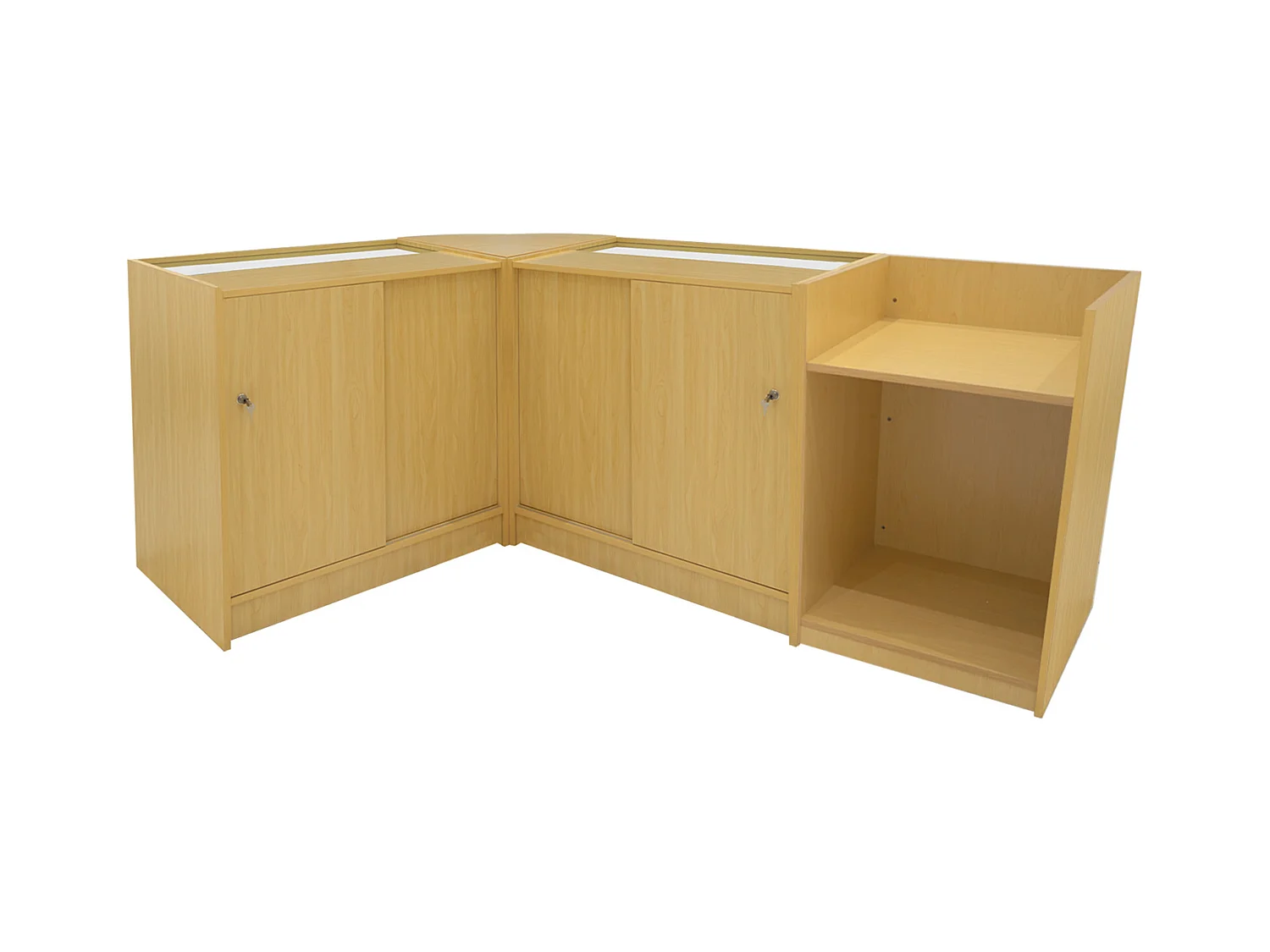 Theia LED Winkel Toonbank Set K900, C900, TB60 & LM60 - Esdoorn