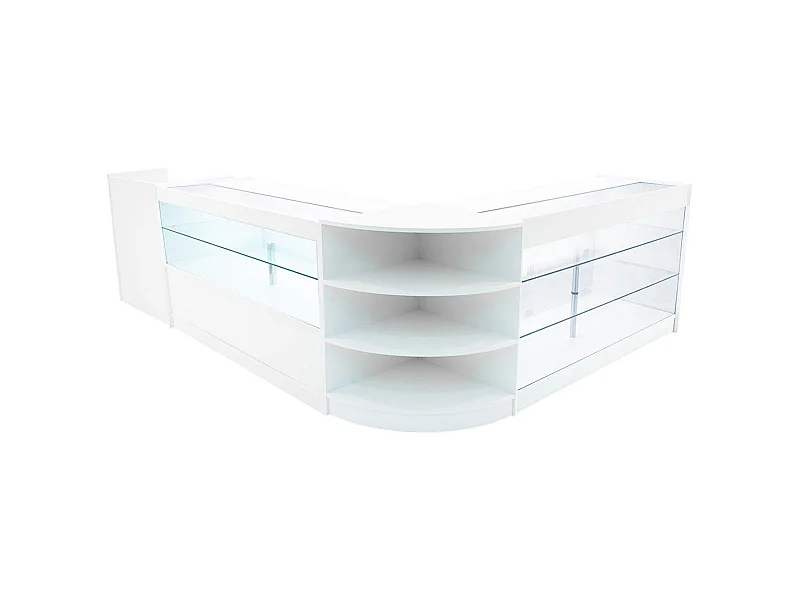 Theia LED Winkel Toonbank Set K1500, C1500, TB60 & LM60 - Wit