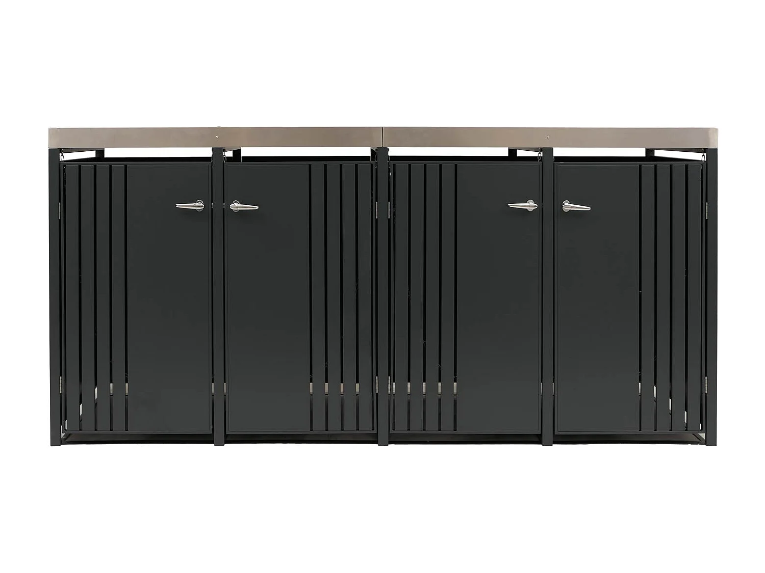 Mülltonnenverkleidung MCW-O67, Anthrazit