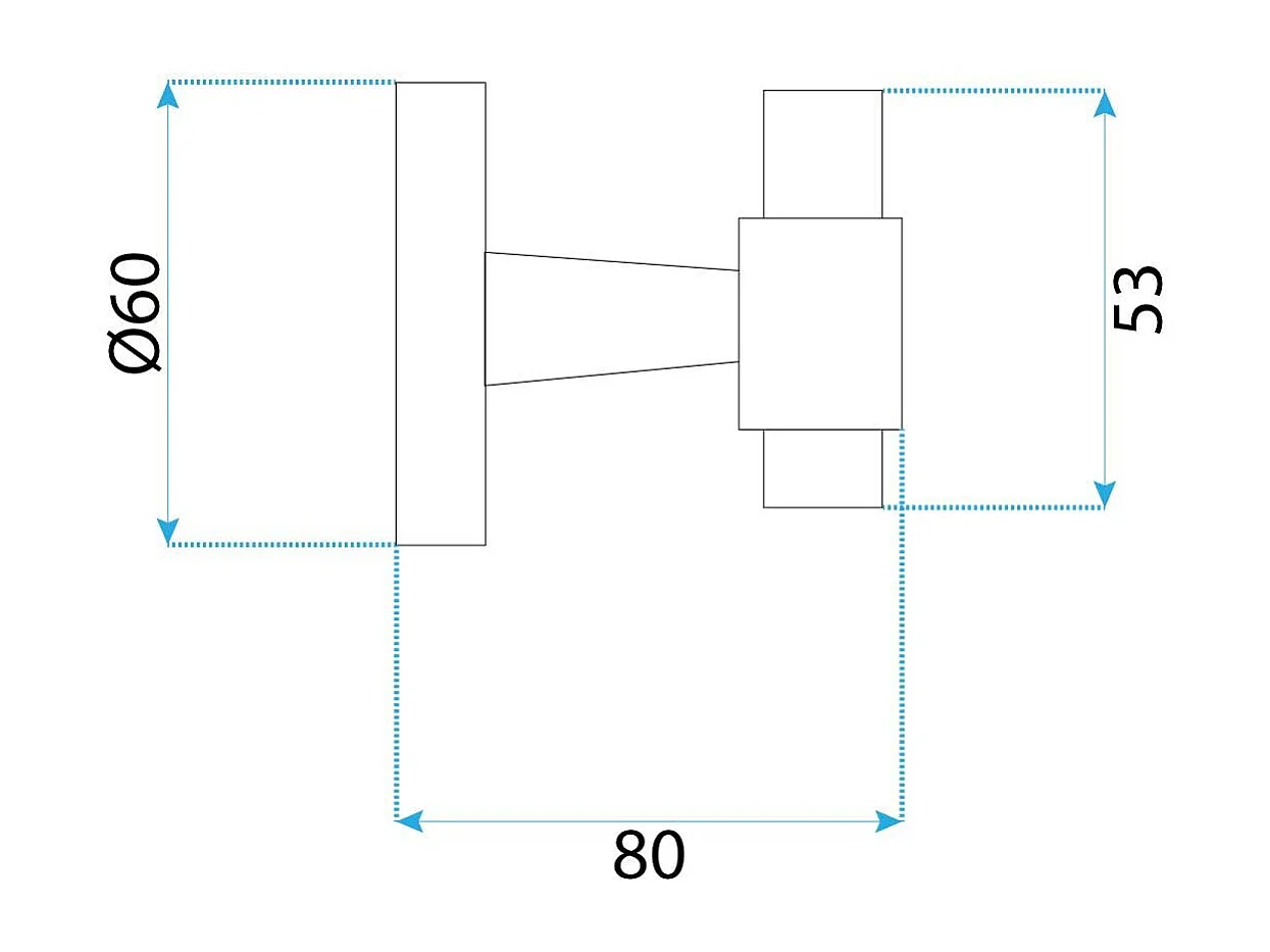 Badezimmeraufhänger Rea 16101 Aristo Brush Steel