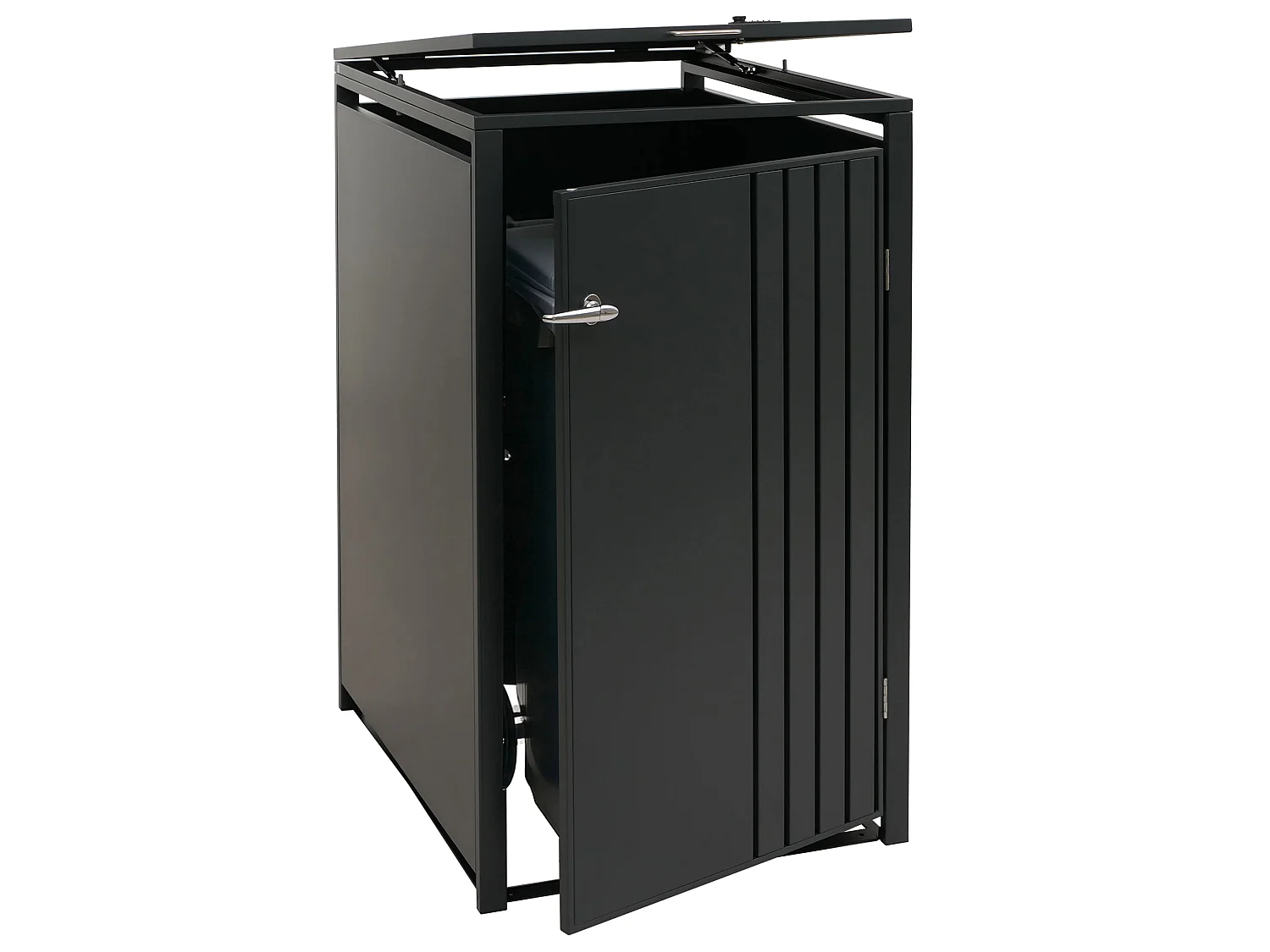 1-persoons afvalcontainerbehuizing MCW-O67,  antraciet