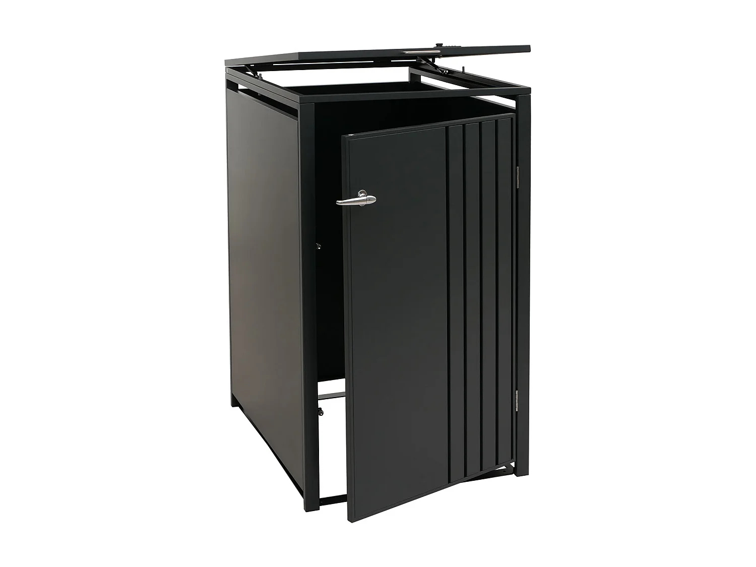 1-persoons afvalcontainerbehuizing MCW-O67,  antraciet
